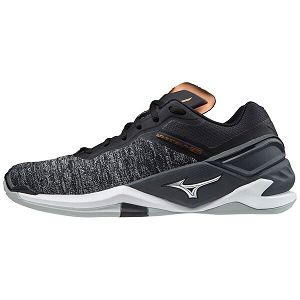 Zapatillas Balonmano Mizuno Wave Stealth Neo Hombre Negros/Blancos | Mexico-514967